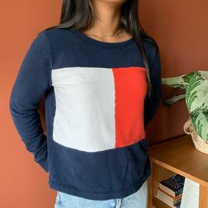 TOMMY HILFIGER Blue Crewneck/Sweater